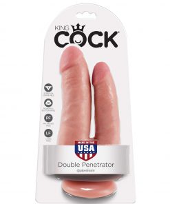 King Cock Double Penetrator-Flesh