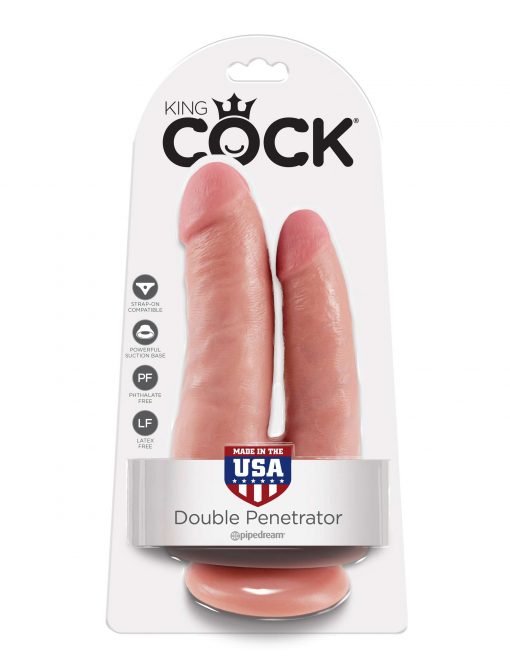 King Cock Double Penetrator-Flesh