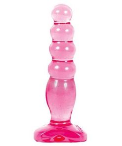 Doc Johnson Crystal Jelly Anal Delight-Pink