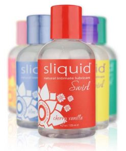 Sliquid Naturals Swirl Flavoured Lubricants-Strawberry Pomegranate
